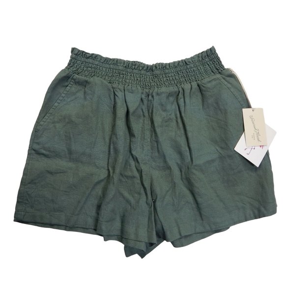 Universal Thread High Rise Elastic Waist Shorts Women's Relaxed Green Size XS - Picture 1 of 9